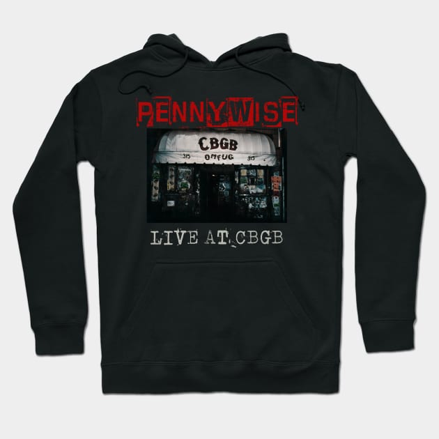 pennywise live at cbgb Hoodie by kusuka ulis